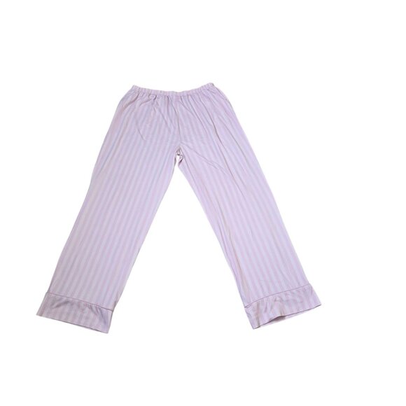Laura Ashley Vertical Striped Soft Lounge Pajama Pants Womens Size XL Pink - Picture 4 of 8